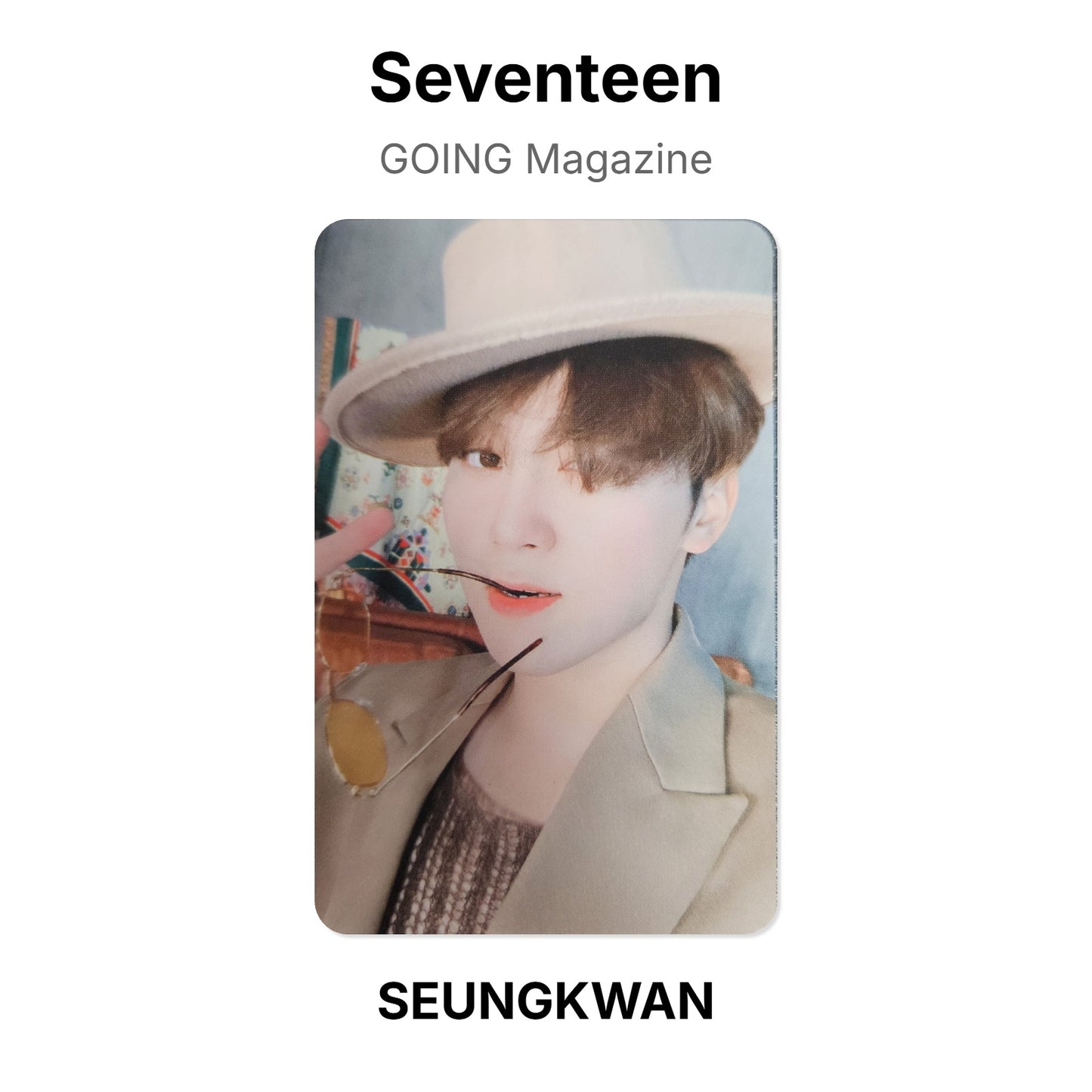 Seventeen GOING Magazine Offizielle Photocard
