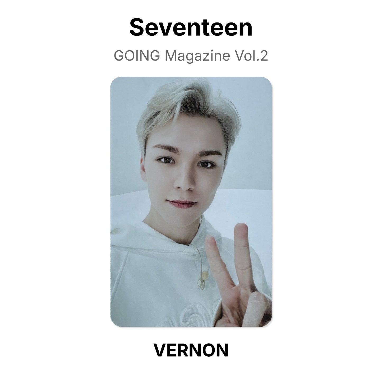 Seventeen GOING Magazine Vol.2 photocard oficial