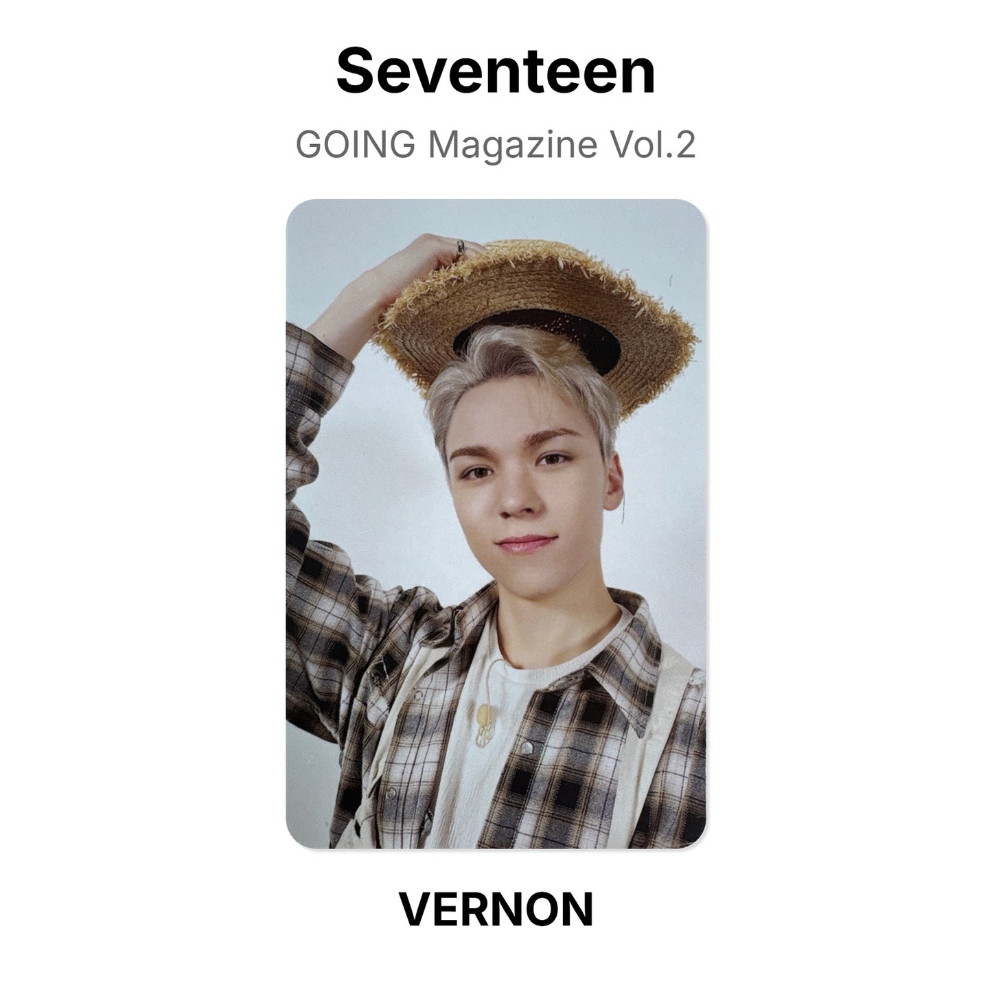 Seventeen GOING Magazine Vol.2 photocard oficial