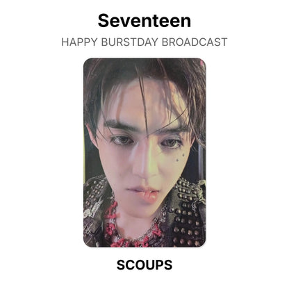 Seventeen HAPPY BURSTDAY BROADCAST Official Photocard