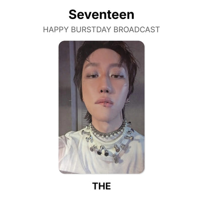 Seventeen HAPPY BURSTDAY BROADCAST Official Photocard