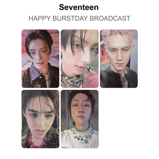 Seventeen HAPPY BURSTDAY BROADCAST photocard ufficiale