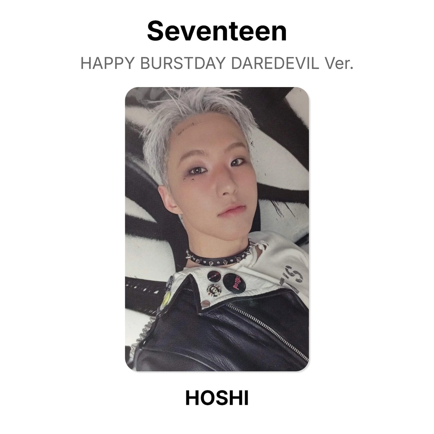 Seventeen HAPPY BURSTDAY DAREDEVIL Ver. photocard ufficiale