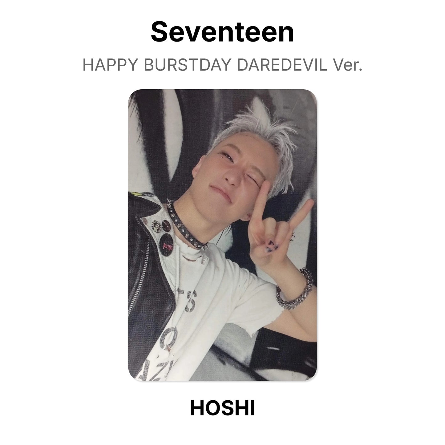 Seventeen HAPPY BURSTDAY DAREDEVIL Ver. photocard ufficiale