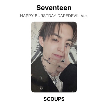 Seventeen HAPPY BURSTDAY DAREDEVIL Ver. offisiell Photocard