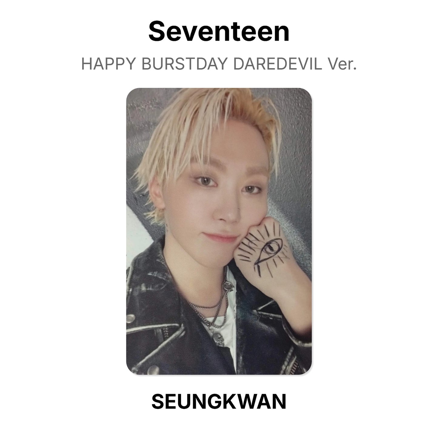 Seventeen HAPPY BURSTDAY DAREDEVIL Ver. photocard ufficiale