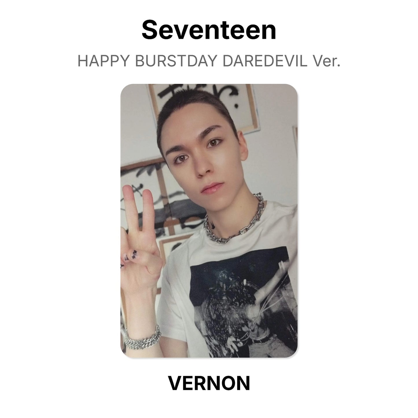Seventeen HAPPY BURSTDAY DAREDEVIL Ver. photocard ufficiale