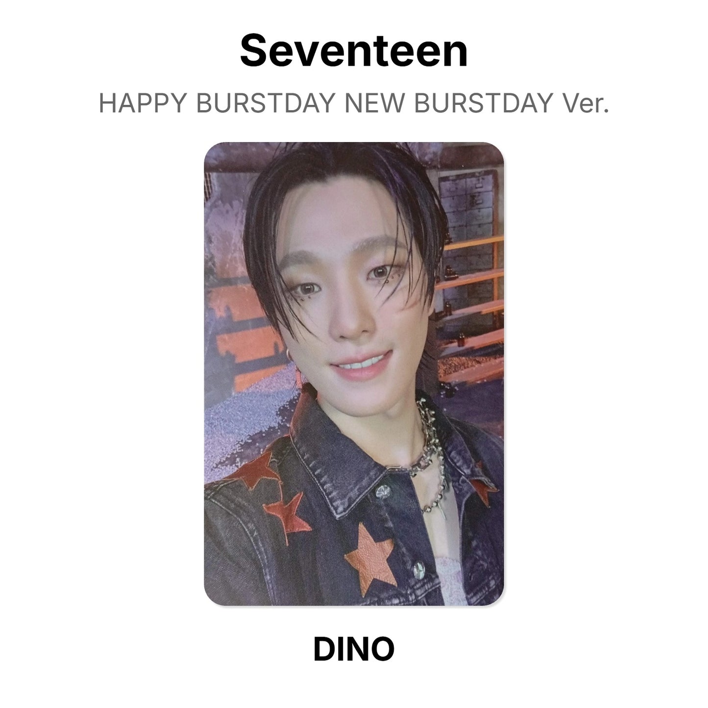 Seventeen HAPPY BURSTDAY NEW BURSTDAY Ver. photocard officielle