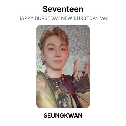 Seventeen HAPPY BURSTDAY NEW BURSTDAY Ver. photocard officielle