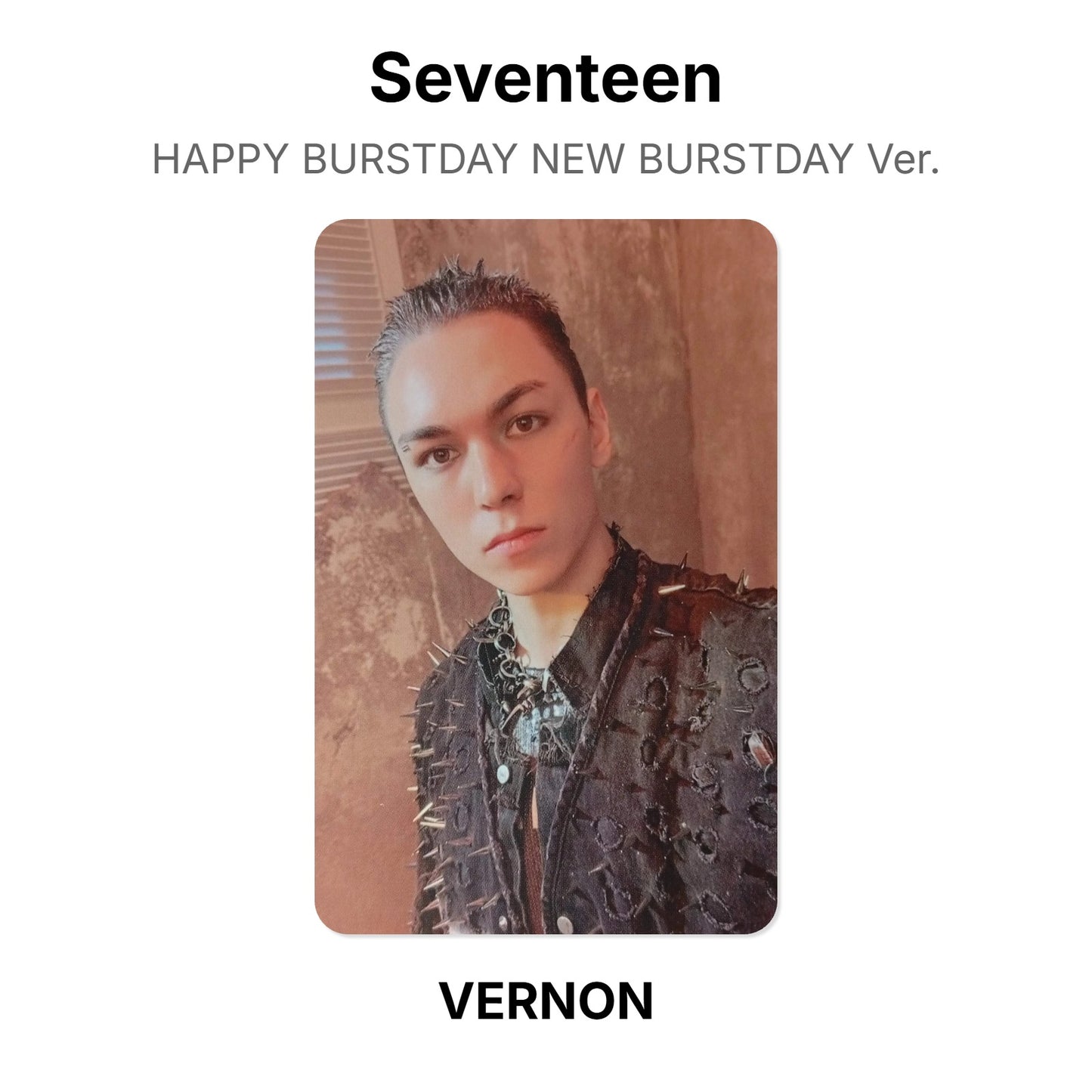 Seventeen HAPPY BURSTDAY NEW BURSTDAY Ver. photocard officielle