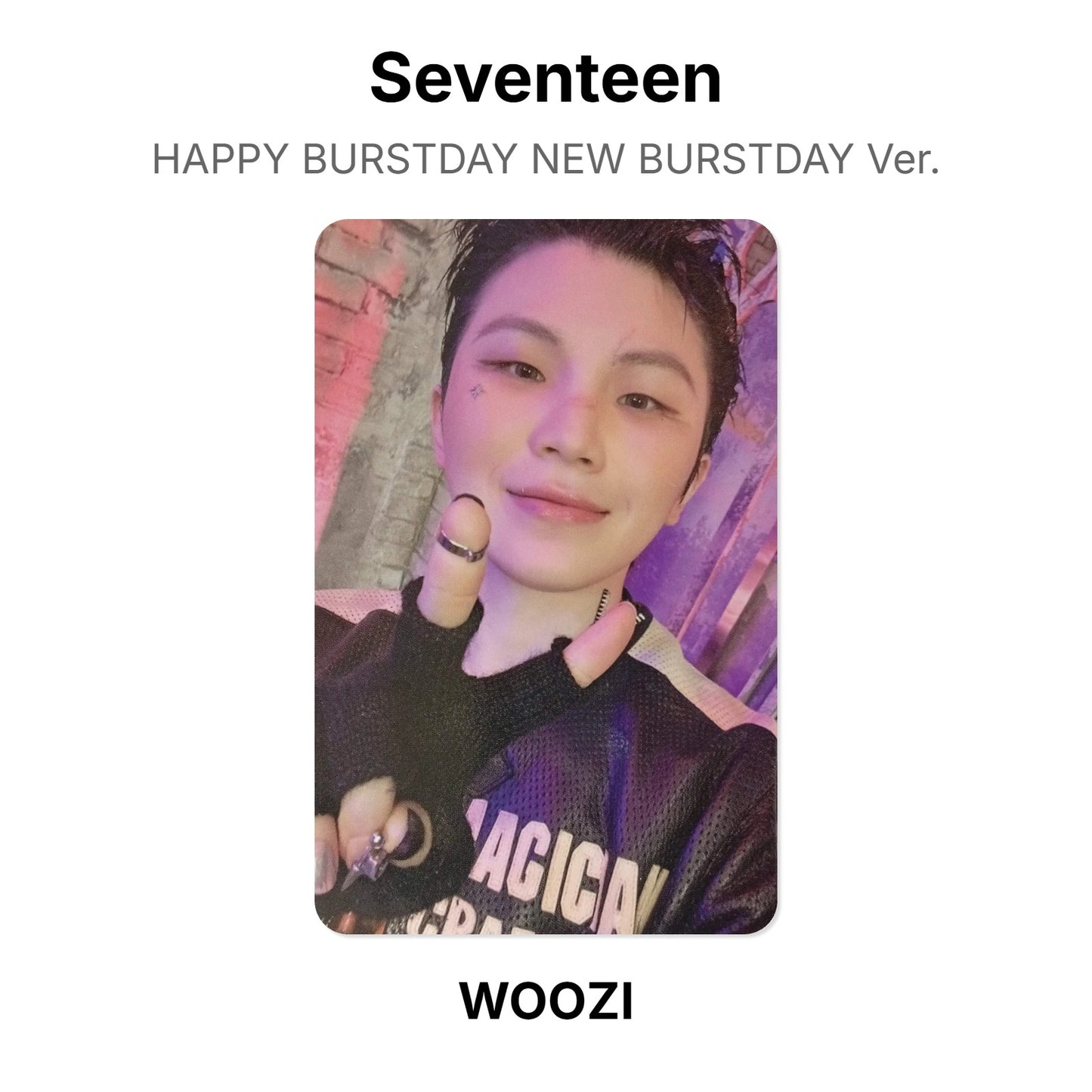 Seventeen HAPPY BURSTDAY NEW BURSTDAY Ver. photocard officielle