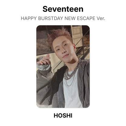 Seventeen HAPPY BURSTDAY NEW ESCAPE Ver. photocard oficial
