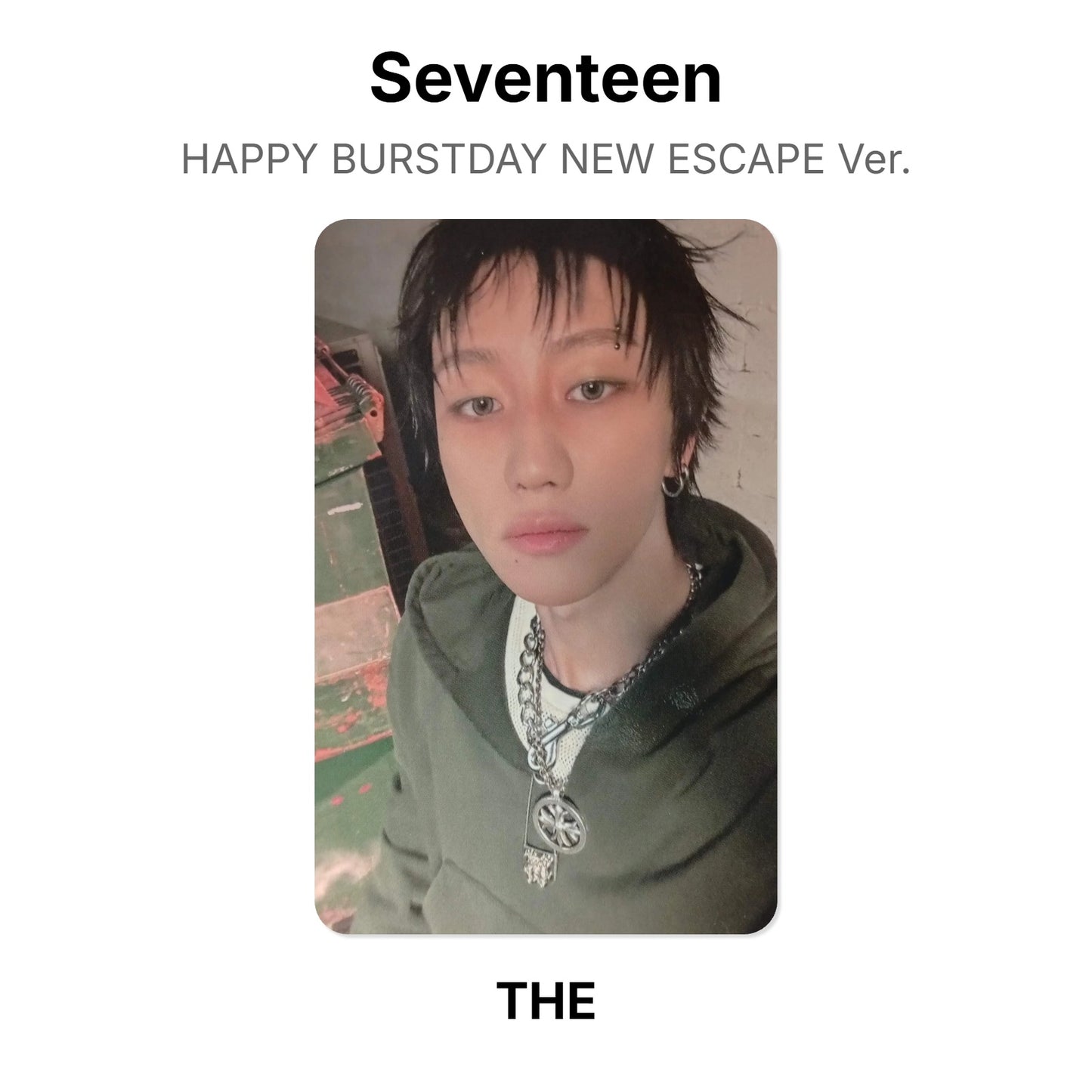 Seventeen HAPPY BURSTDAY NEW ESCAPE Ver. photocard oficial