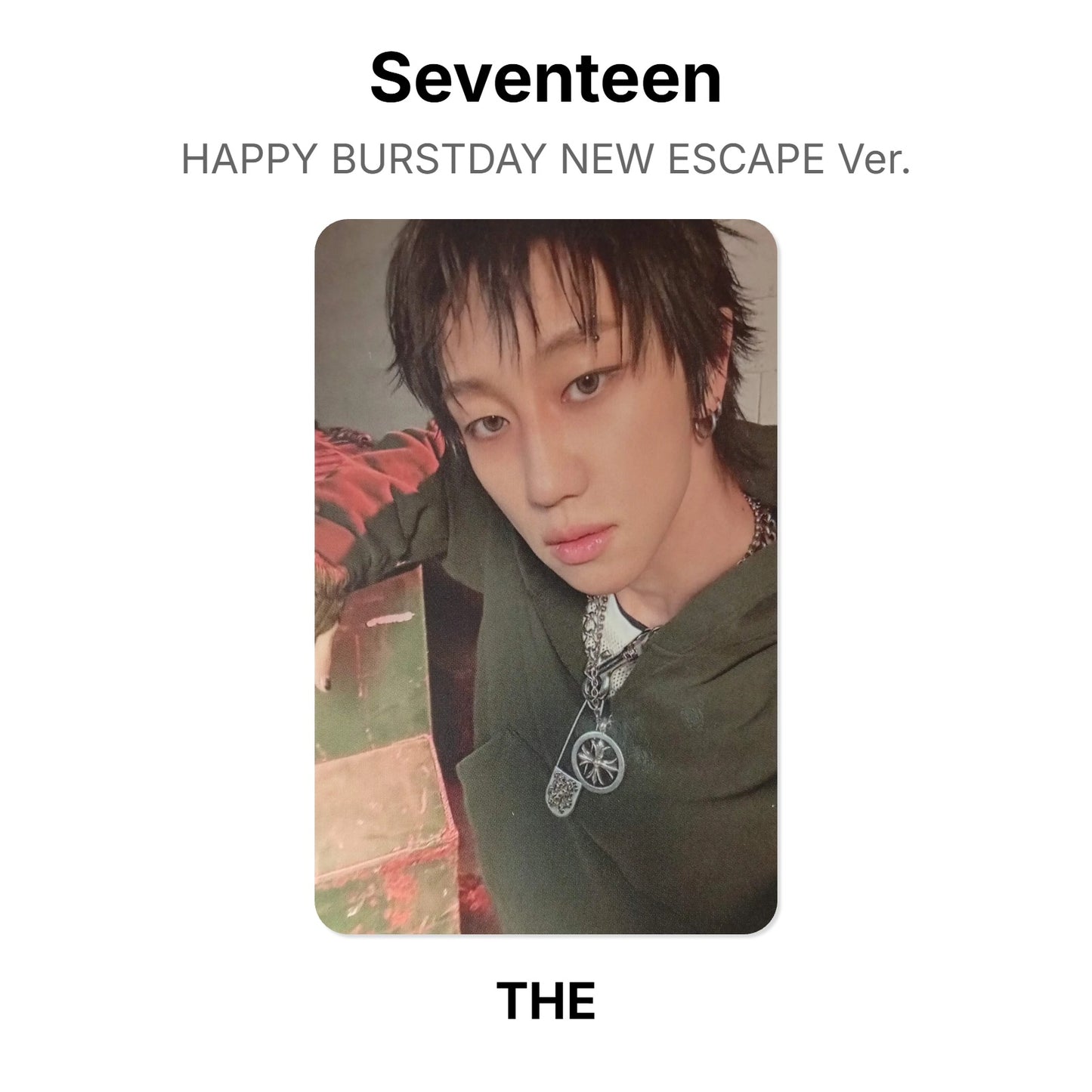 Seventeen HAPPY BURSTDAY NEW ESCAPE Ver. photocard oficial