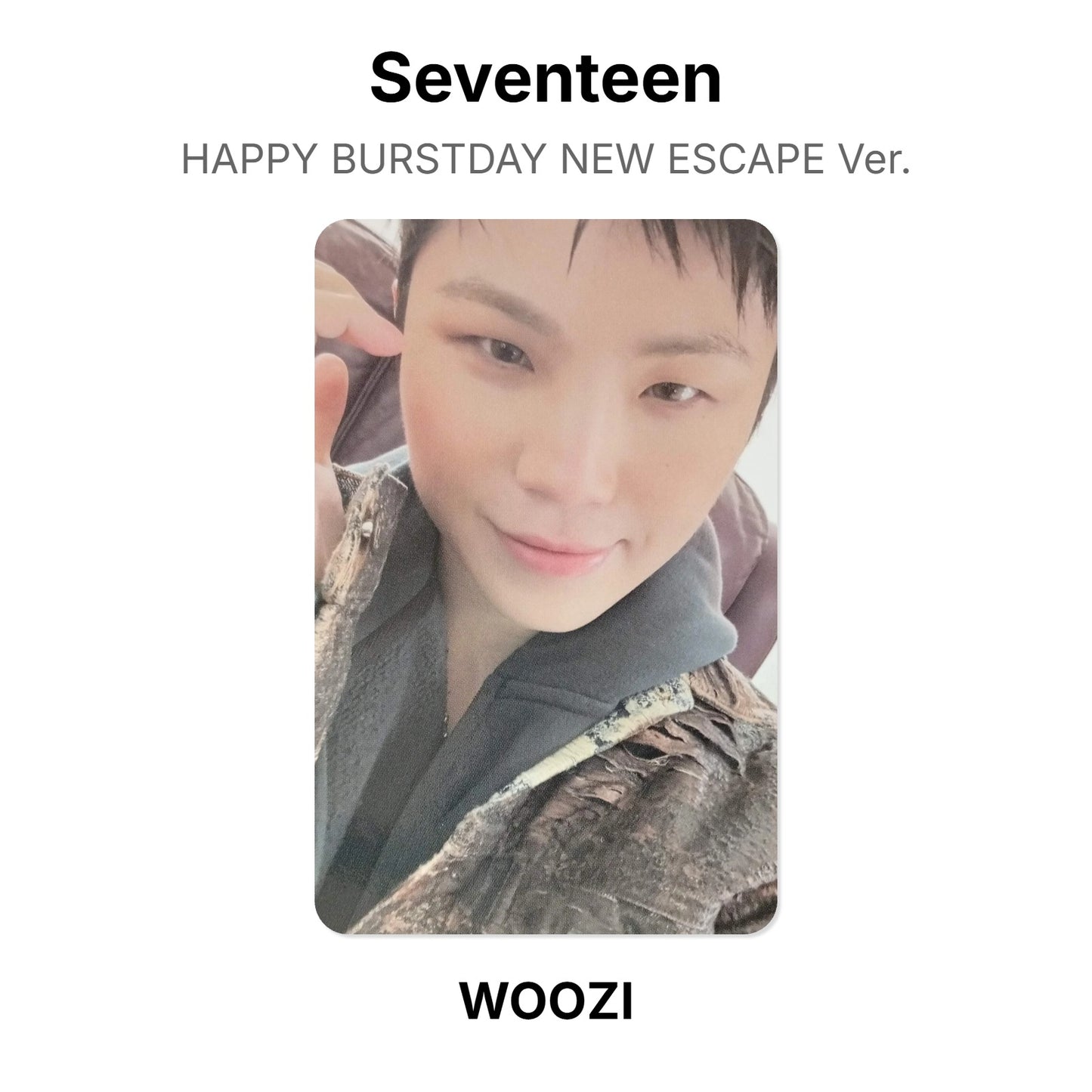 Seventeen HAPPY BURSTDAY NEW ESCAPE Ver. photocard oficial