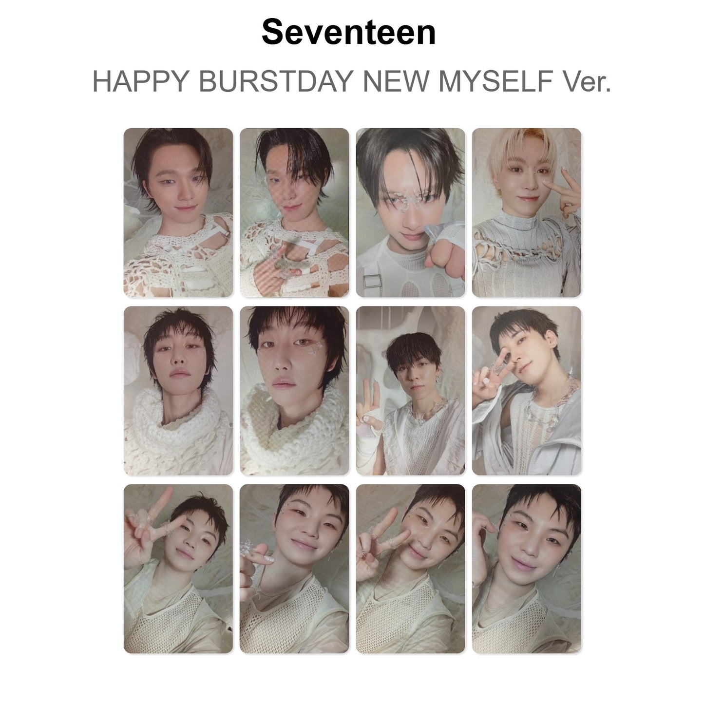 Seventeen HAPPY BURSTDAY NEW MYSELF Ver. photocard oficial