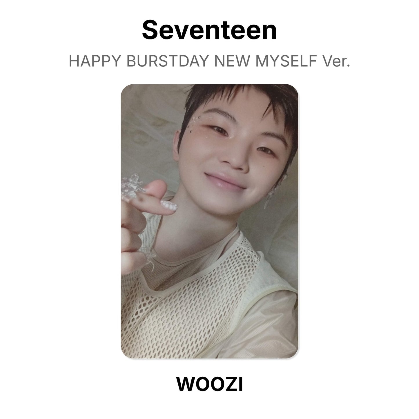 Seventeen HAPPY BURSTDAY NEW MYSELF Ver. photocard oficial