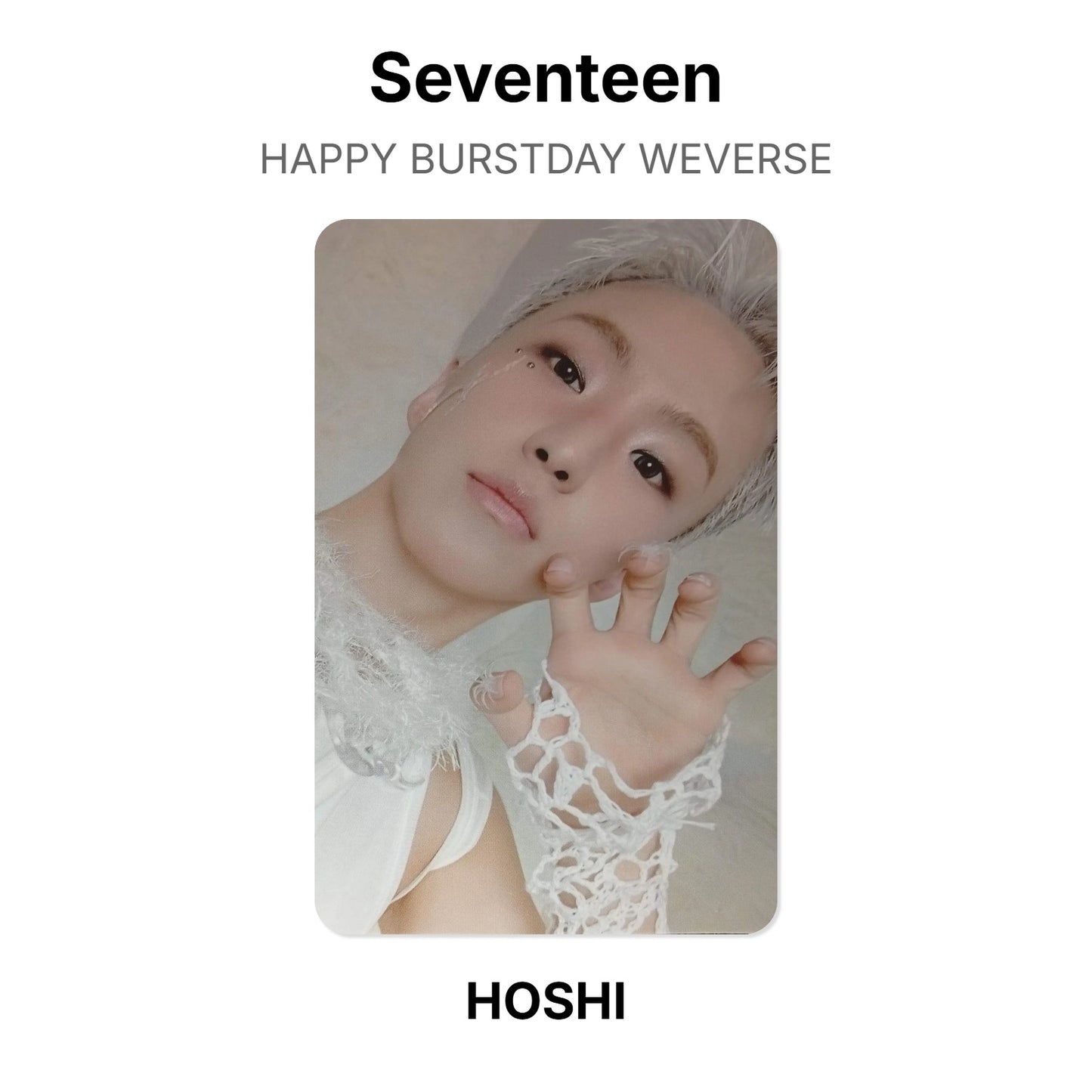 Seventeen HAPPY BURSTDAY WEVERSE Official Photocard