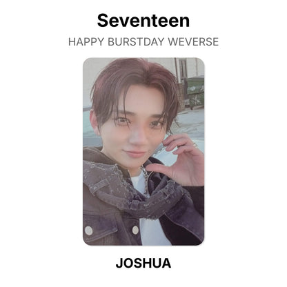 Seventeen HAPPY BURSTDAY WEVERSE Official Photocard