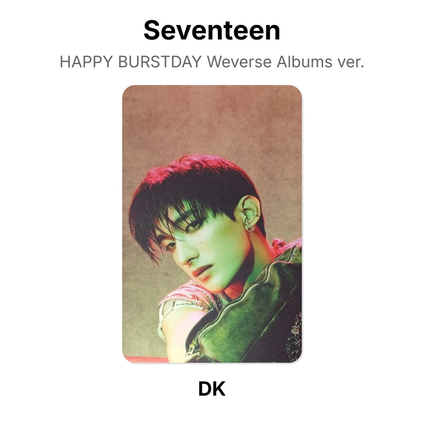 Seventeen HAPPY BURSTDAY Weverse Albums ver. Official Photocard