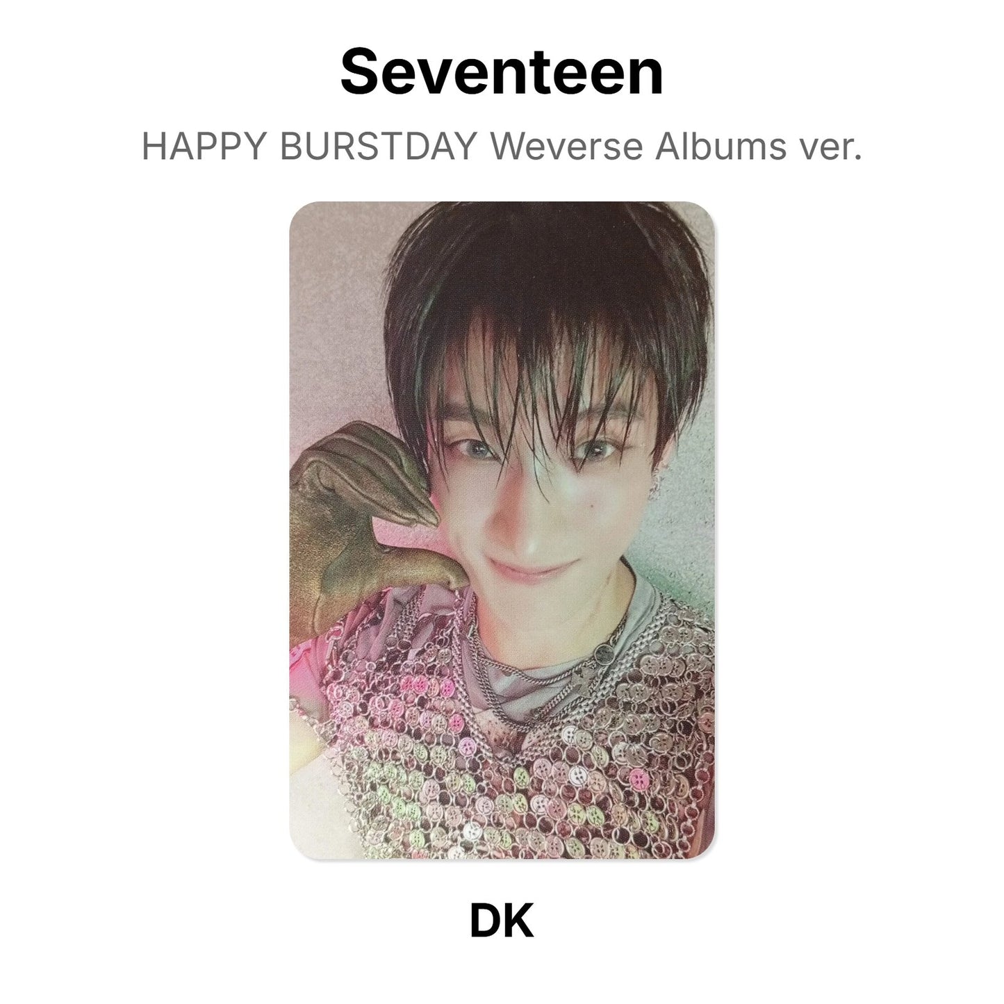 Seventeen HAPPY BURSTDAY Weverse Albums ver. Official Photocard