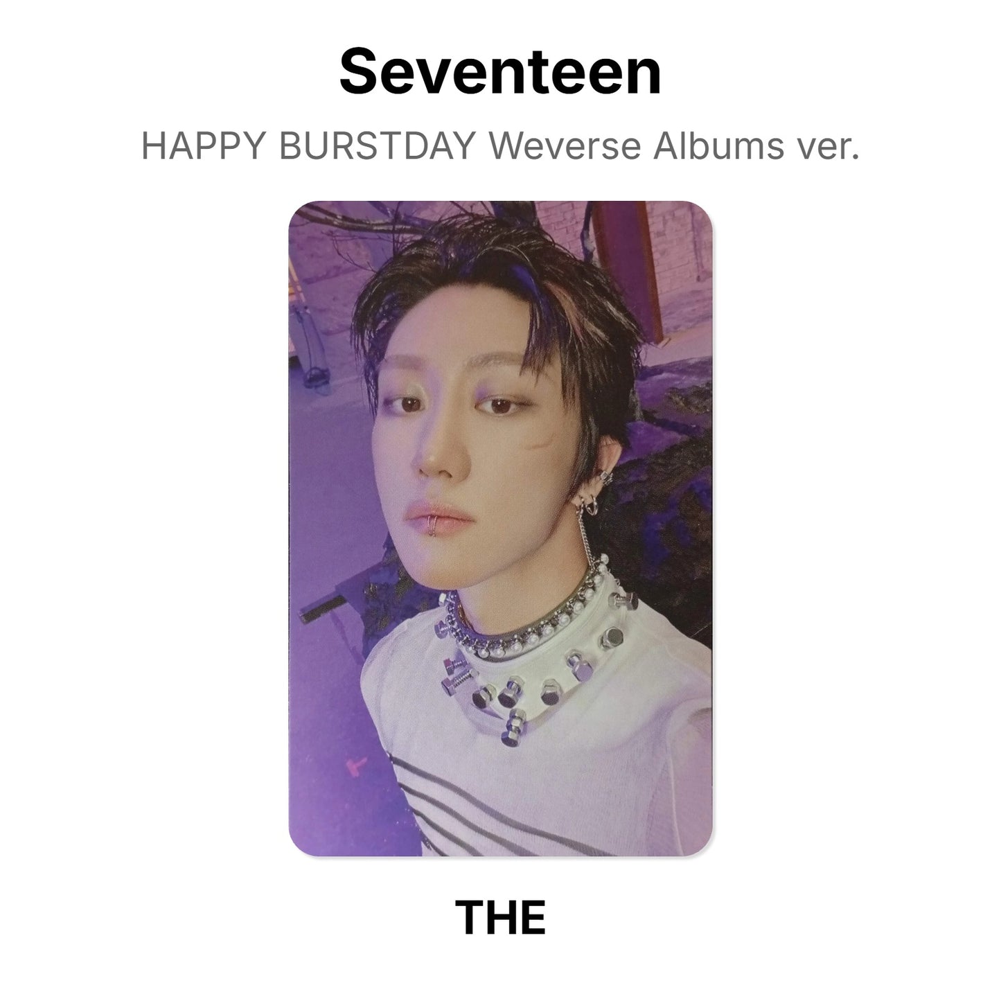 Seventeen HAPPY BURSTDAY Weverse Albums ver. Official Photocard