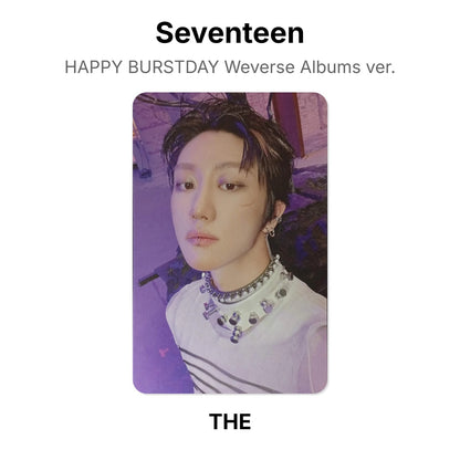Seventeen HAPPY BURSTDAY Weverse Albums ver. Official Photocard