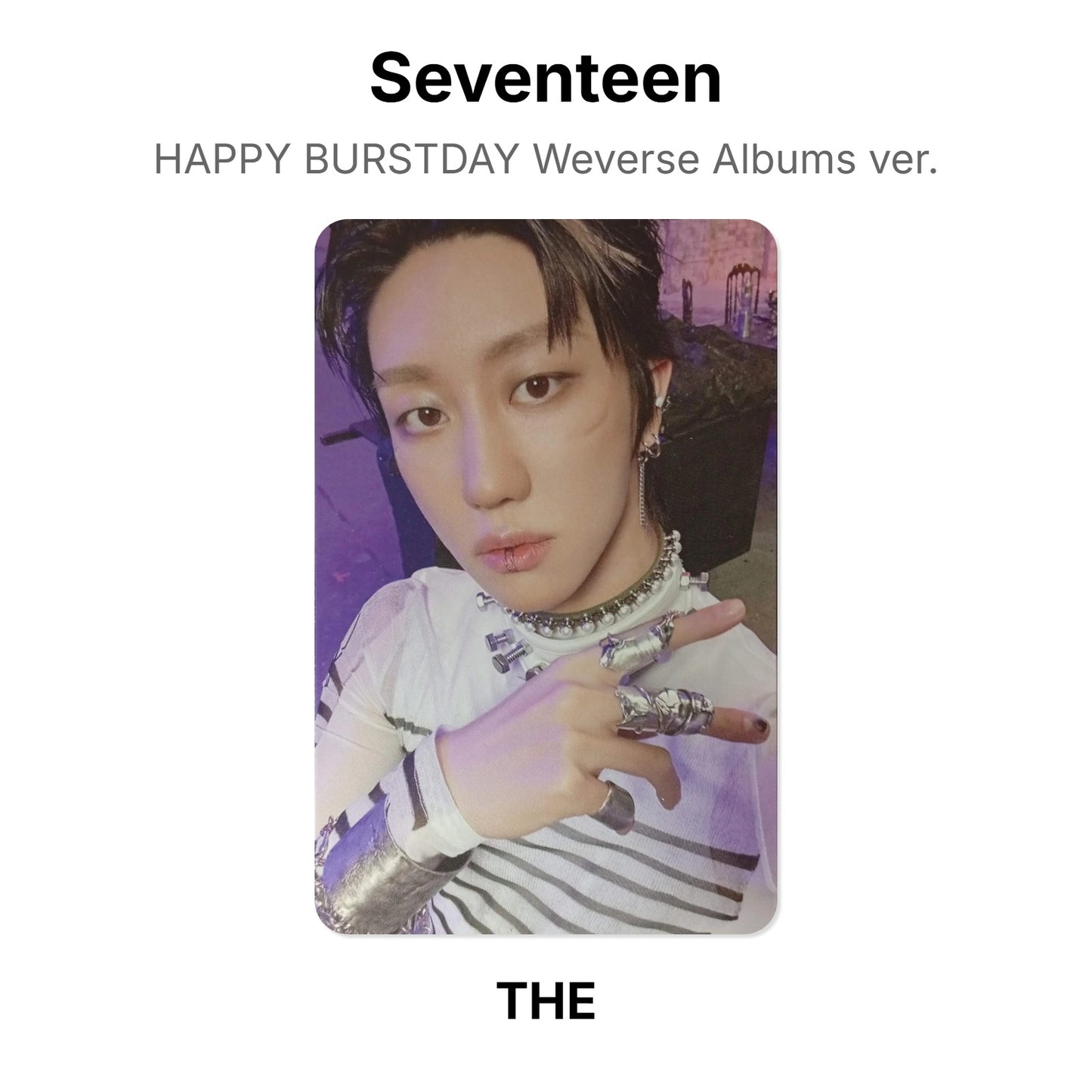 Seventeen HAPPY BURSTDAY Weverse Albums ver. Official Photocard