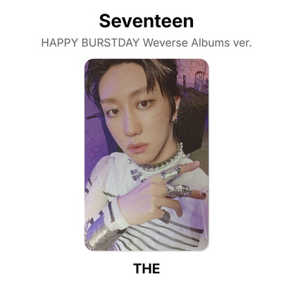 Seventeen HAPPY BURSTDAY Weverse Albums ver. Official Photocard
