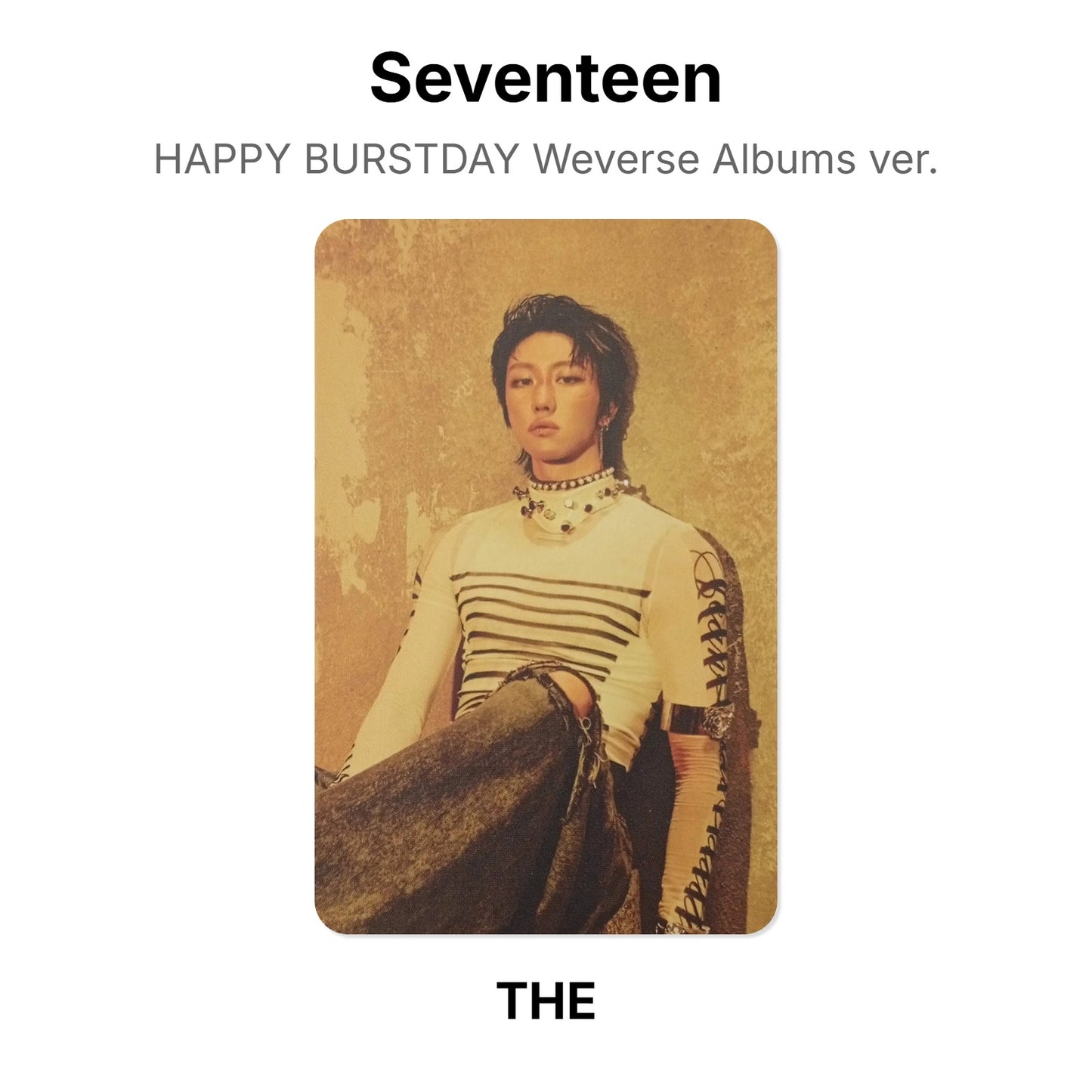 Seventeen HAPPY BURSTDAY Weverse Albums ver. Official Photocard