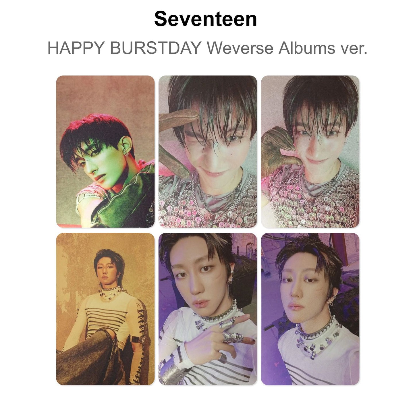 Seventeen HAPPY BURSTDAY Weverse Albums ver. Official Photocard