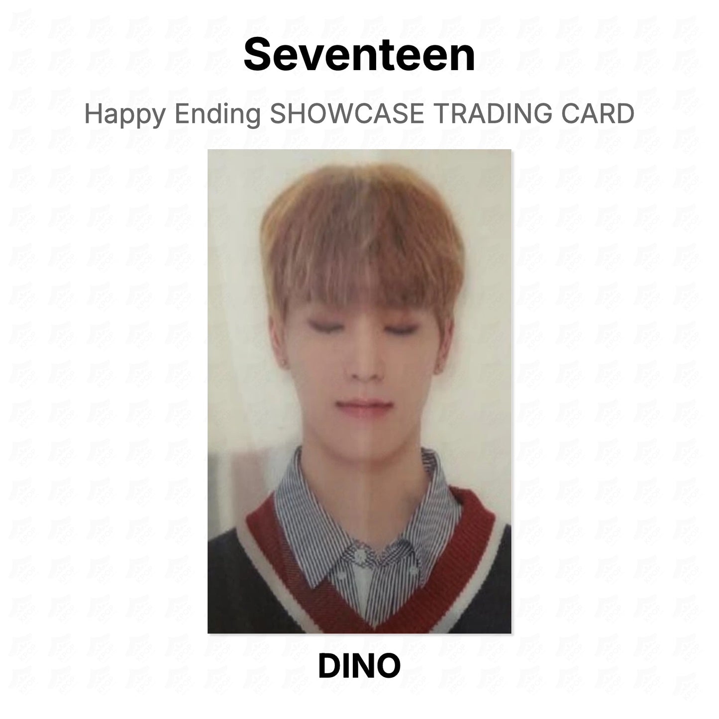Seventeen Happy Ending SHOWCASE TRADING CARD Official Photocard