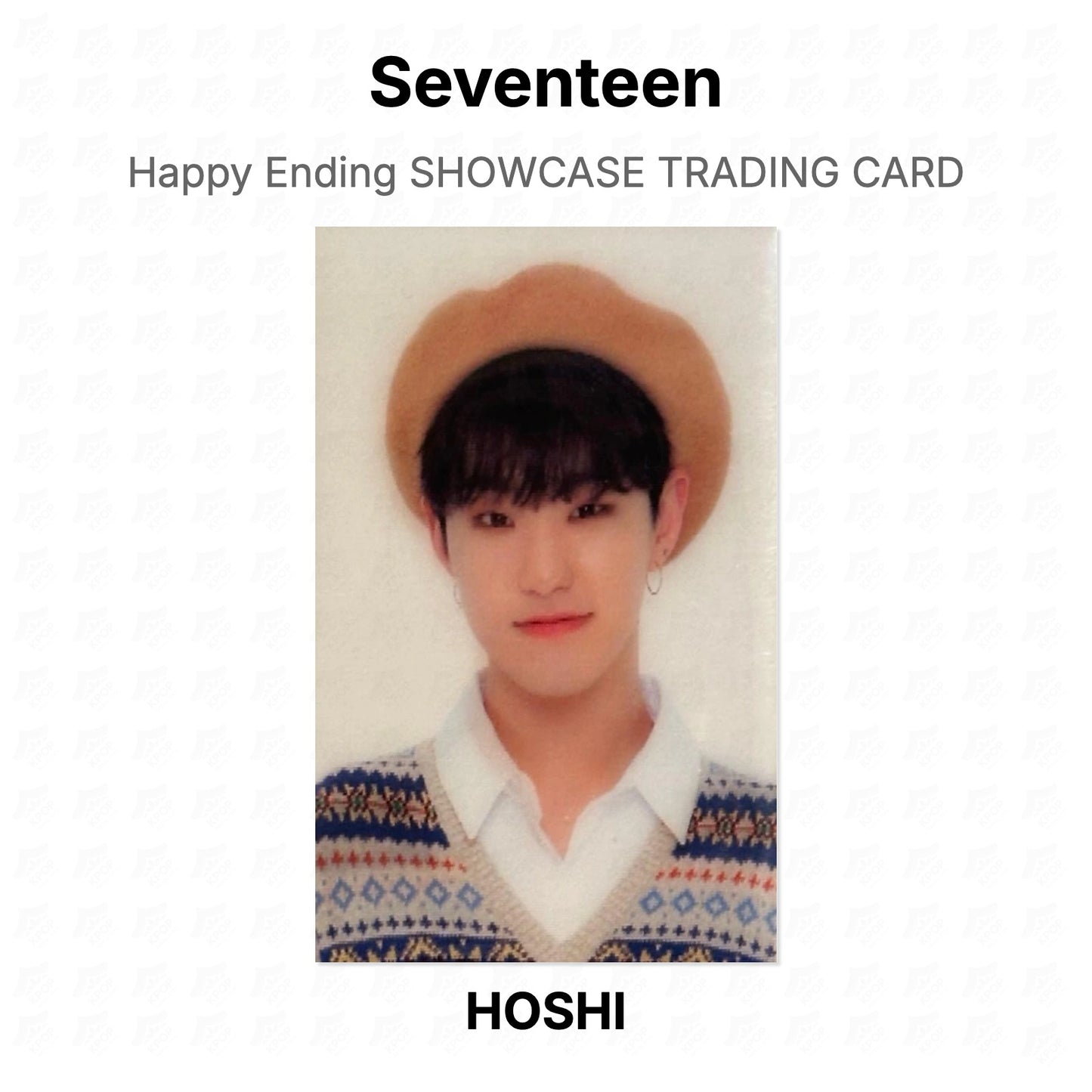 Seventeen Happy Ending SHOWCASE TRADING CARD Official Photocard