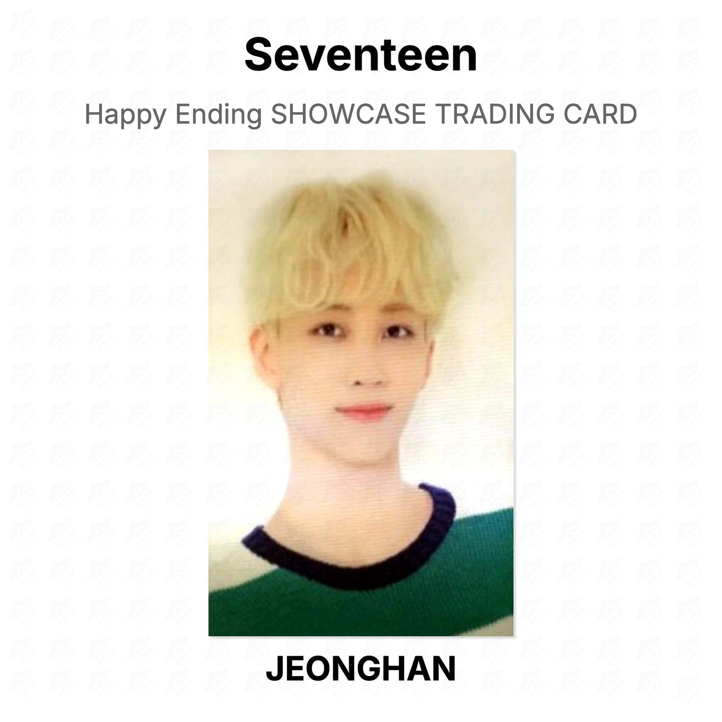 Seventeen Happy Ending SHOWCASE TRADING CARD Official Photocard