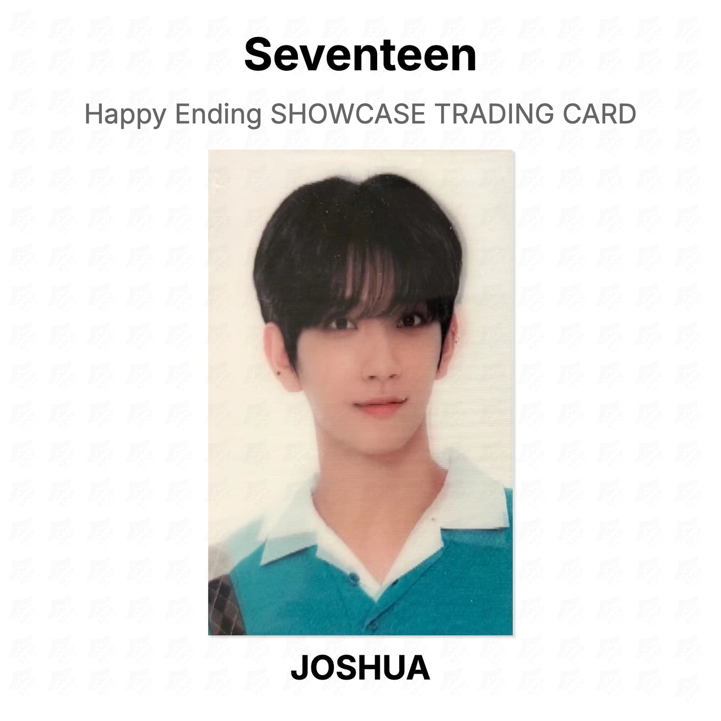 Seventeen Happy Ending SHOWCASE TRADING CARD Official Photocard
