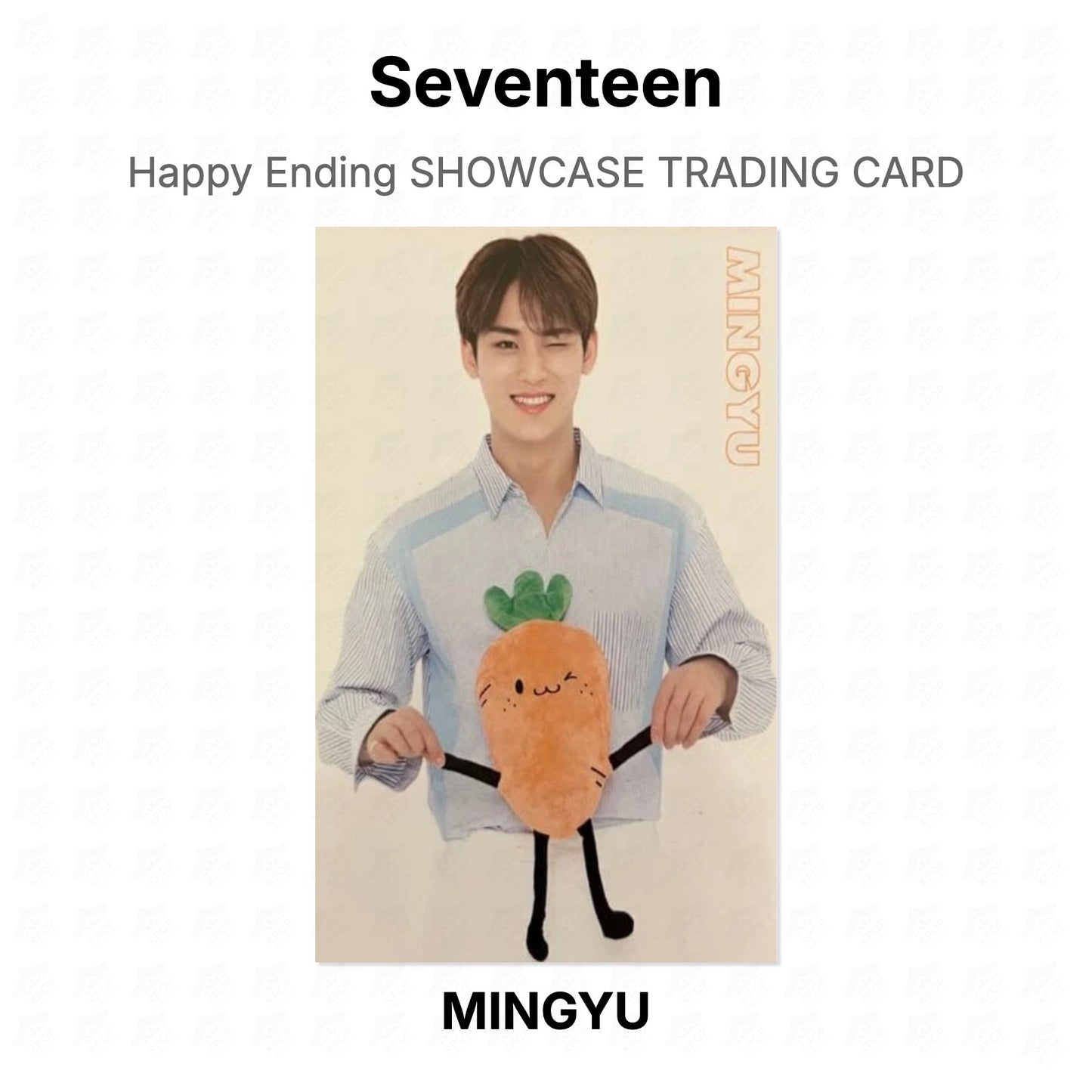 Seventeen Happy Ending SHOWCASE TRADING CARD Official Photocard