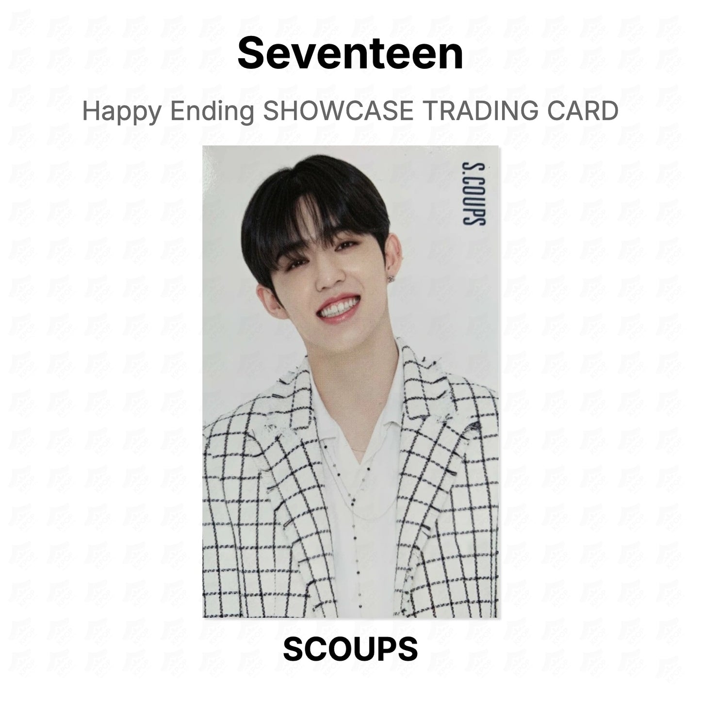 Seventeen Happy Ending SHOWCASE TRADING CARD Official Photocard