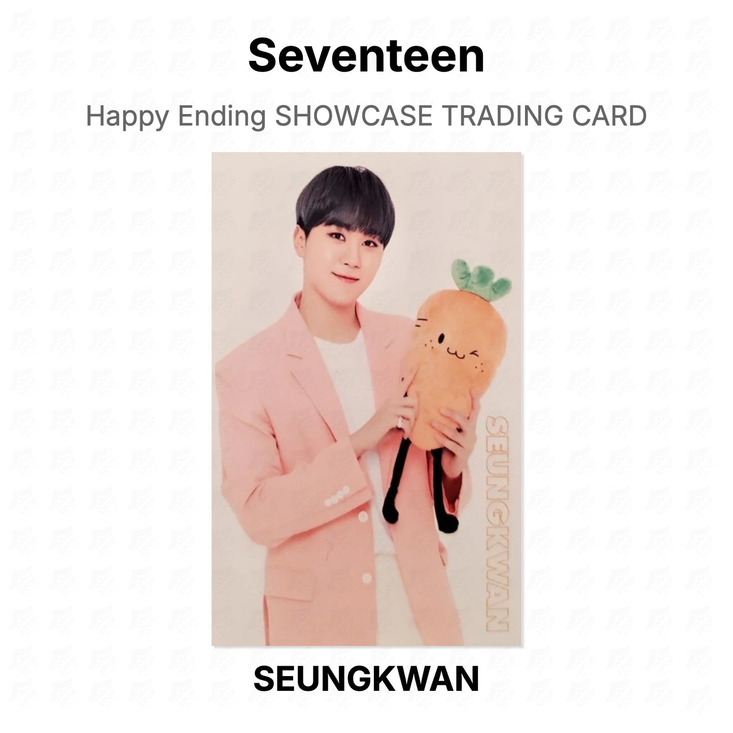 Seventeen Happy Ending SHOWCASE TRADING CARD Official Photocard