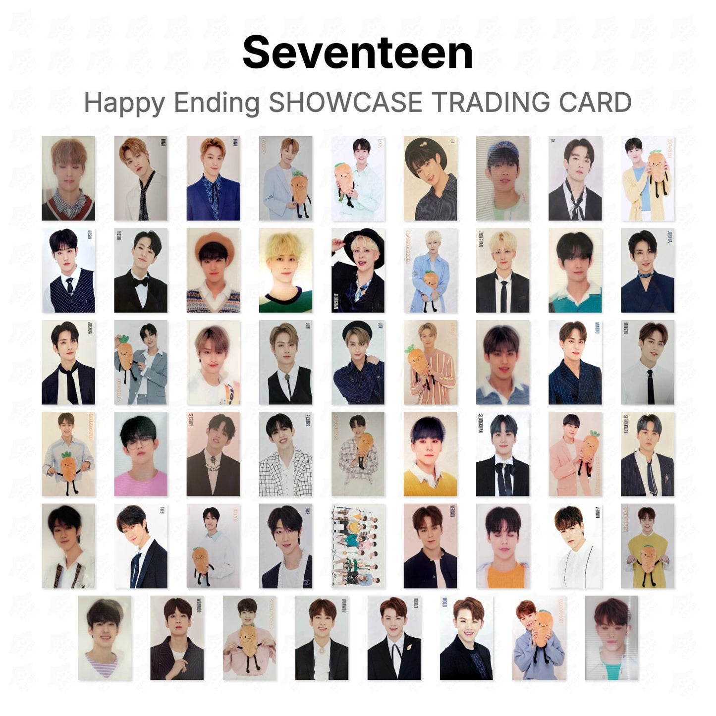 Seventeen Happy Ending SHOWCASE TRADING CARD Official Photocard