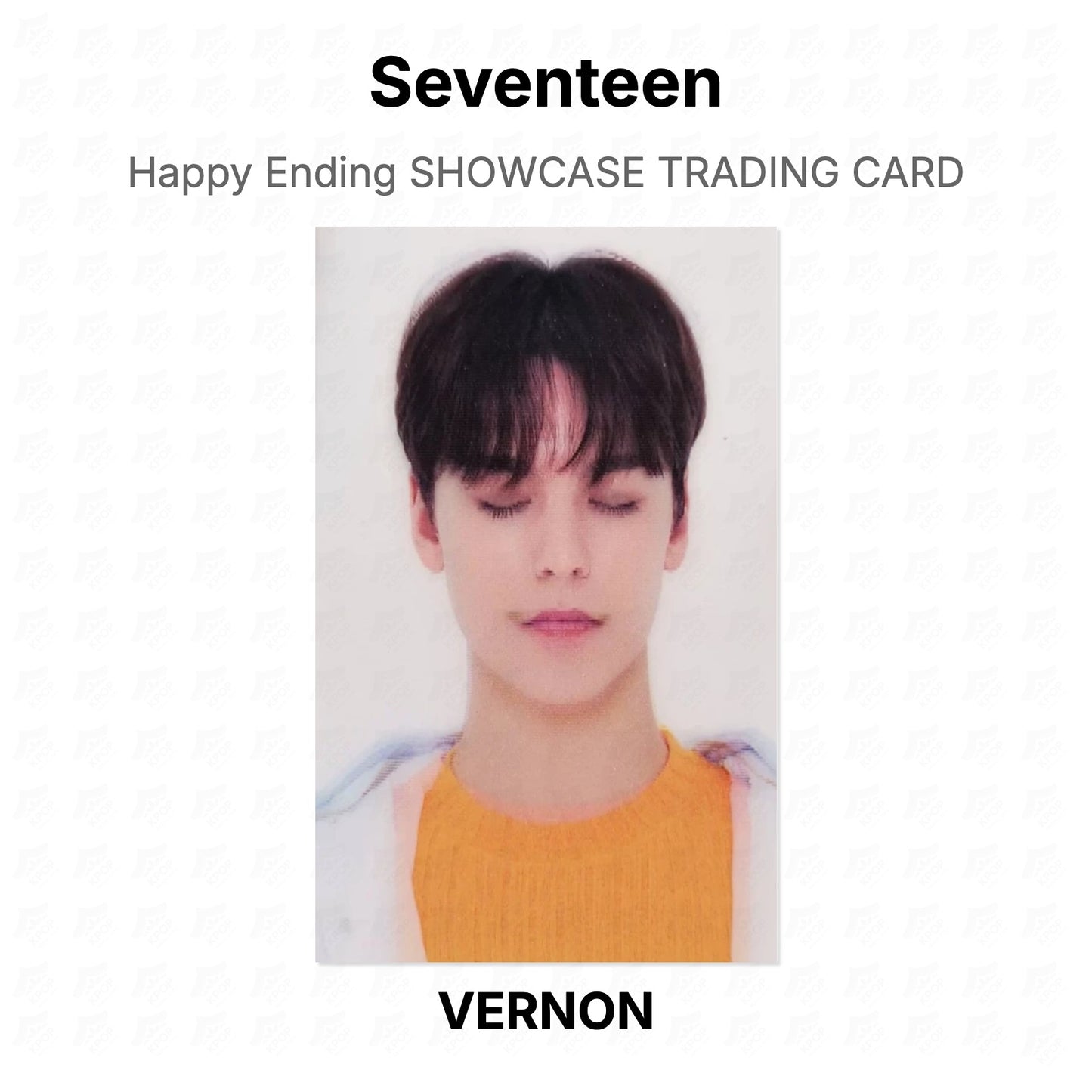 Seventeen Happy Ending SHOWCASE TRADING CARD Official Photocard