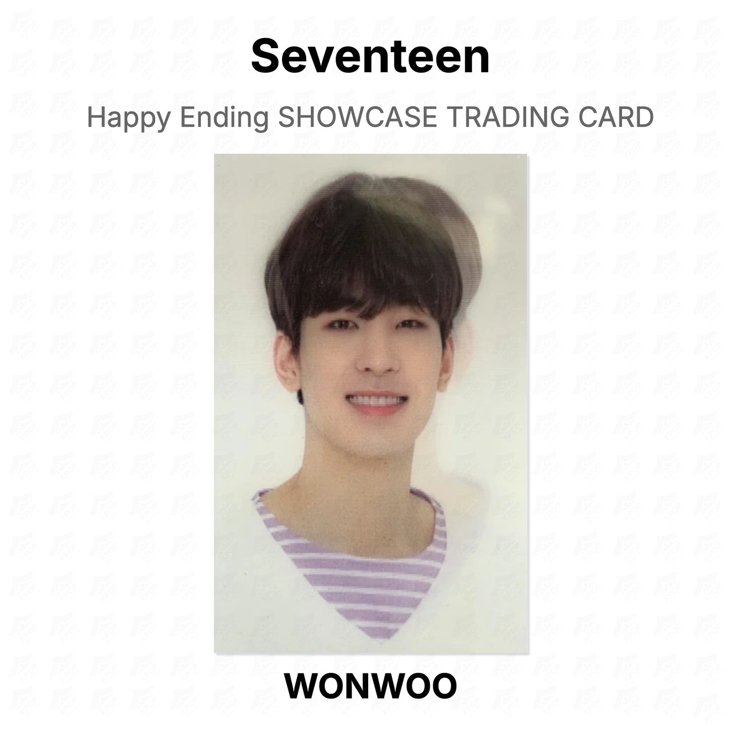 Seventeen Happy Ending SHOWCASE TRADING CARD Official Photocard