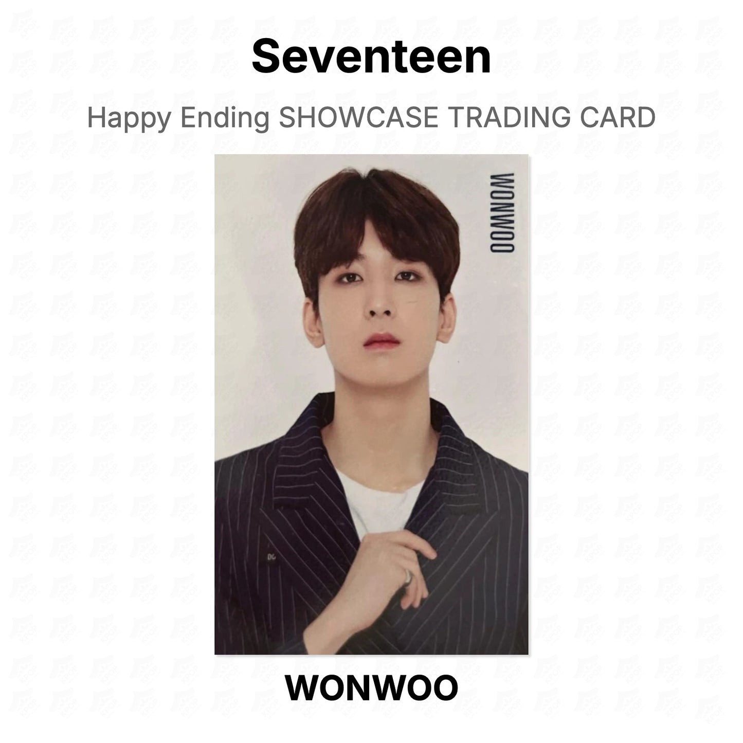 Seventeen Happy Ending SHOWCASE TRADING CARD Official Photocard