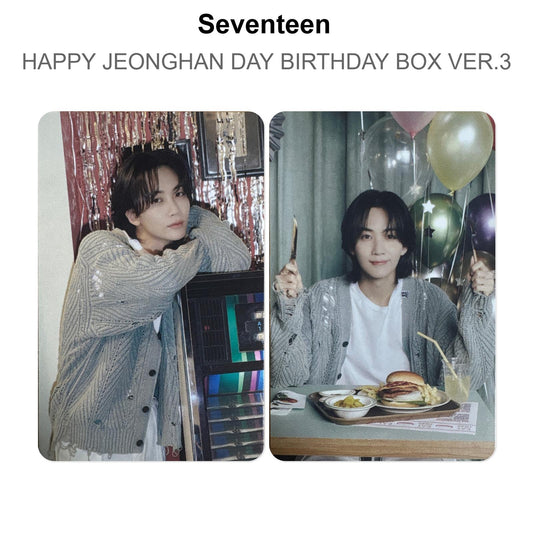 Seventeen HAPPY JEONGHAN DAY BIRTHDAY BOX VER.3 Official Photocard