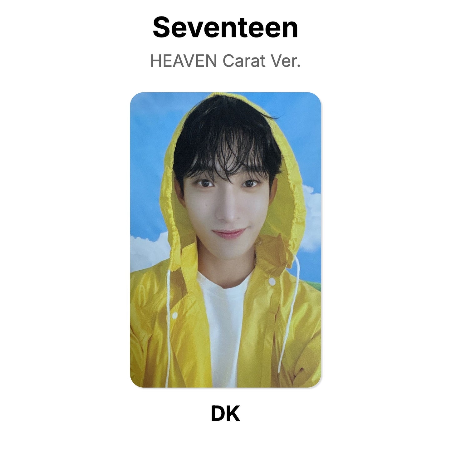 Seventeen SEVENTEENTH HEAVEN Carat Ver. Offizielle Photocard