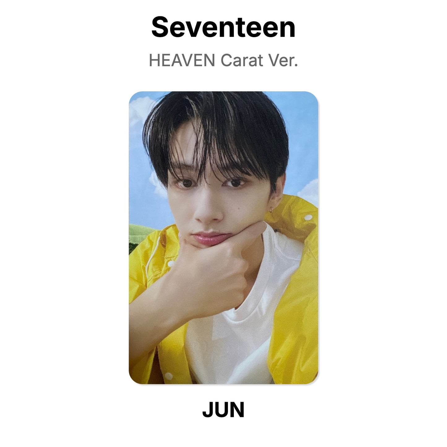 Seventeen SEVENTEENTH HEAVEN Carat Ver. Offizielle Photocard