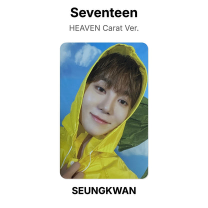 Seventeen SEVENTEENTH HEAVEN Carat Ver. Offizielle Photocard