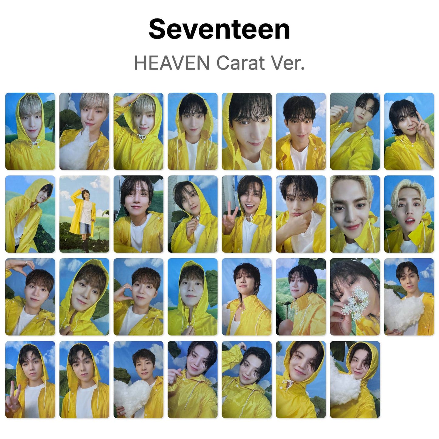 Seventeen SEVENTEENTH HEAVEN Carat Ver. Official Photocard