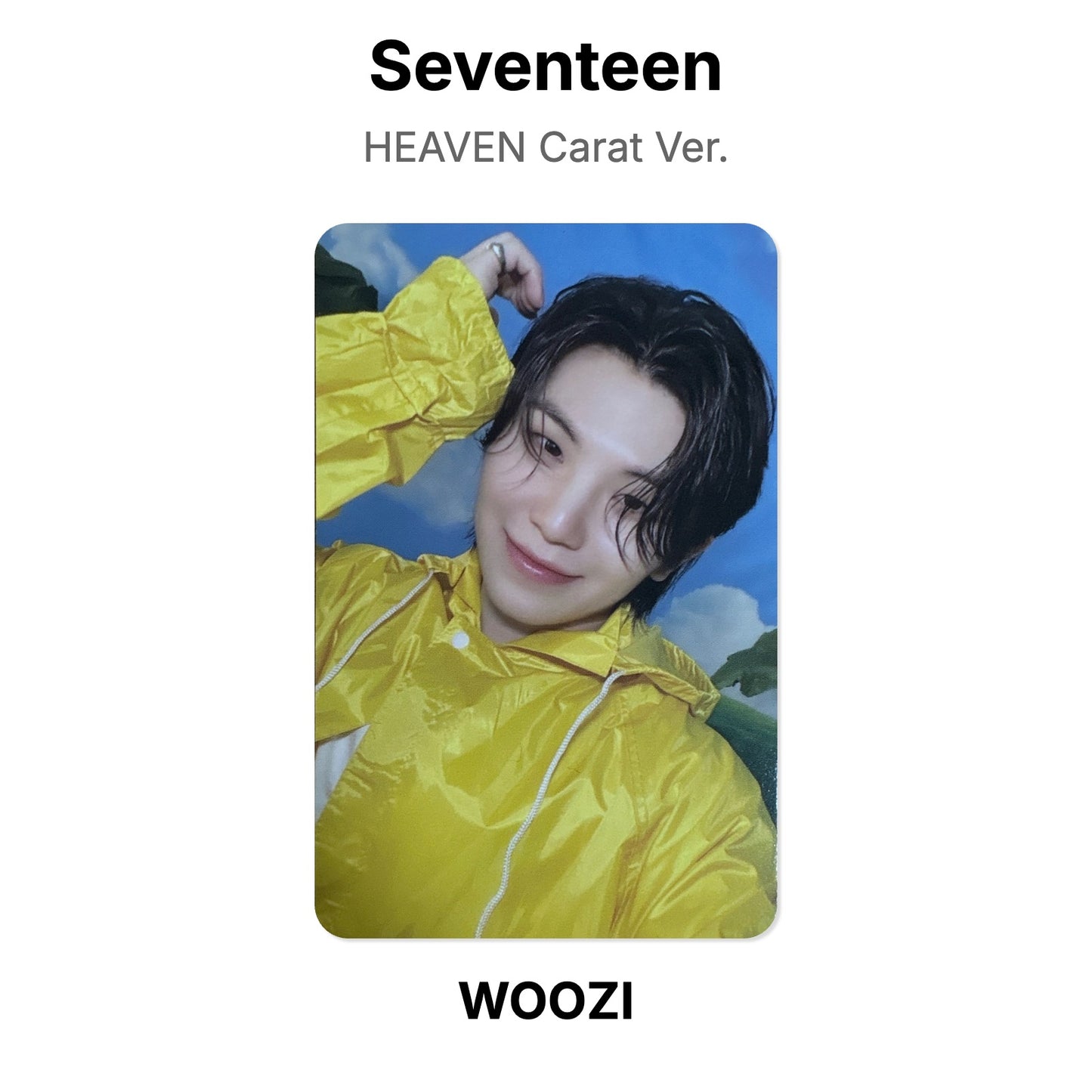 Seventeen SEVENTEENTH HEAVEN Carat Ver. Offizielle Photocard