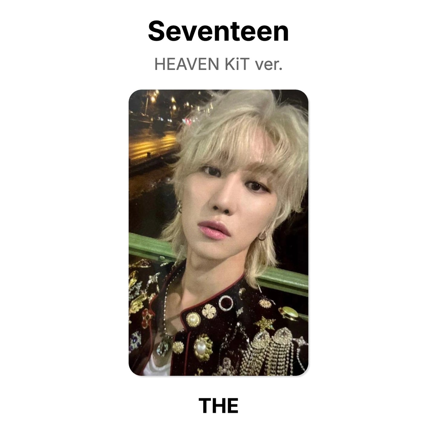 Seventeen HEAVEN KiT ver. Official Photocard