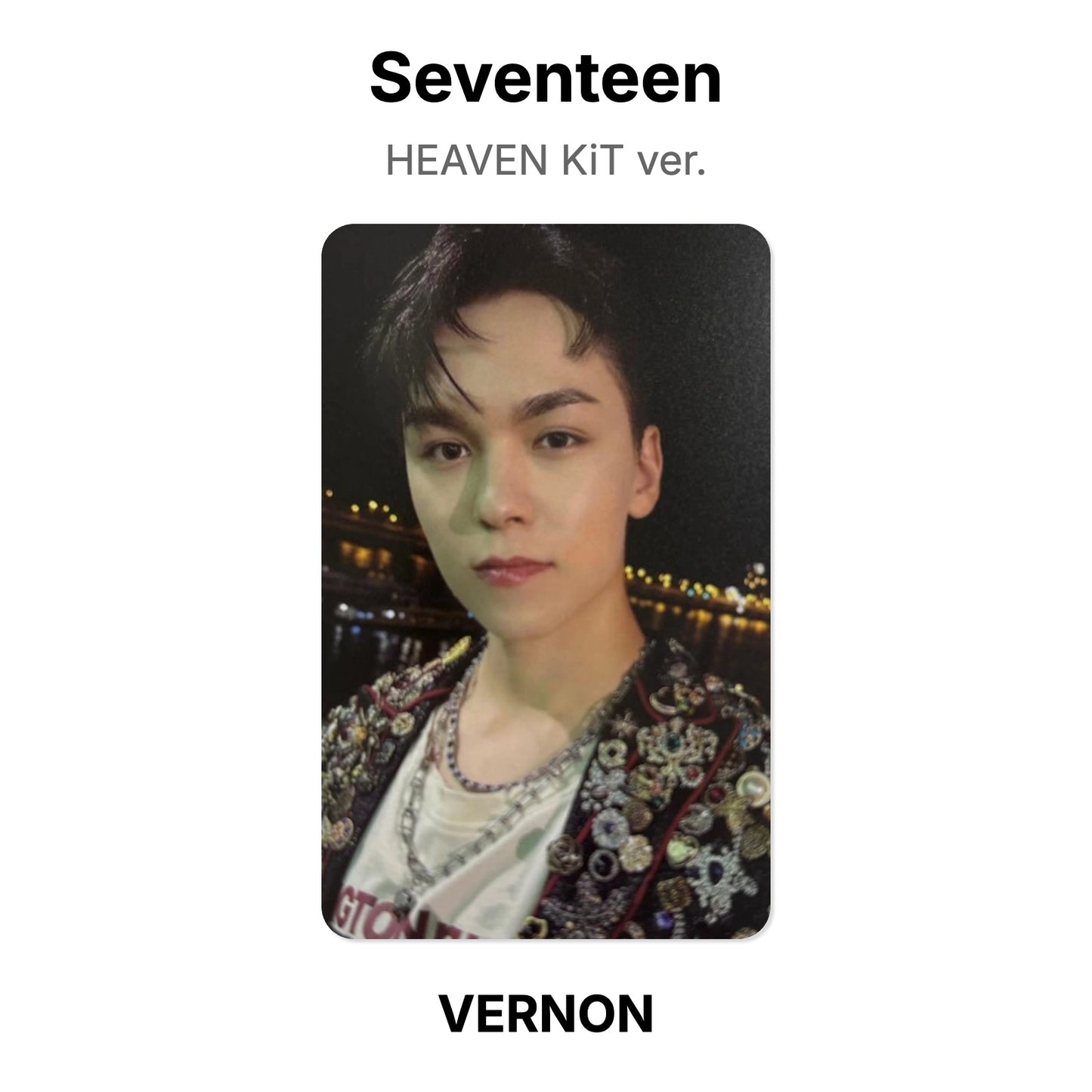 Seventeen HEAVEN KiT ver. Official Photocard